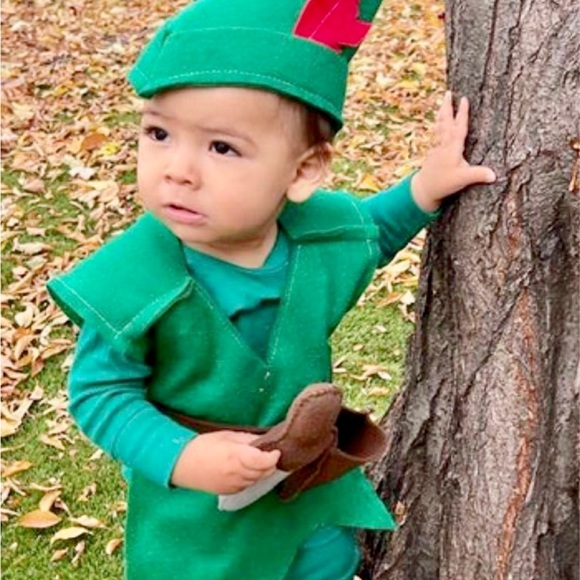 Peter Pan felt tunic costume/ Halloween - Picture 5 of 5